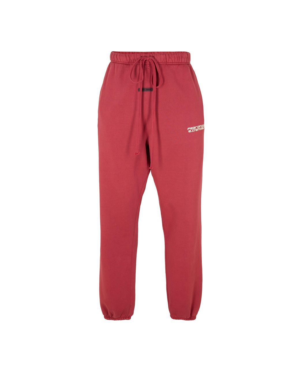 Fear Of God Red Classic Fleece Joggers for men
