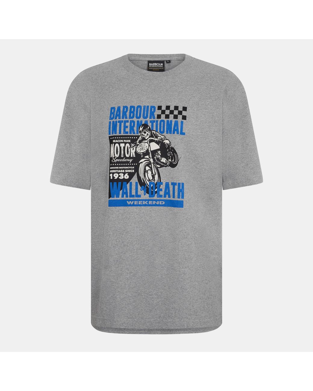 Barbour Gray B.Intl Weekender T-Shirt for men