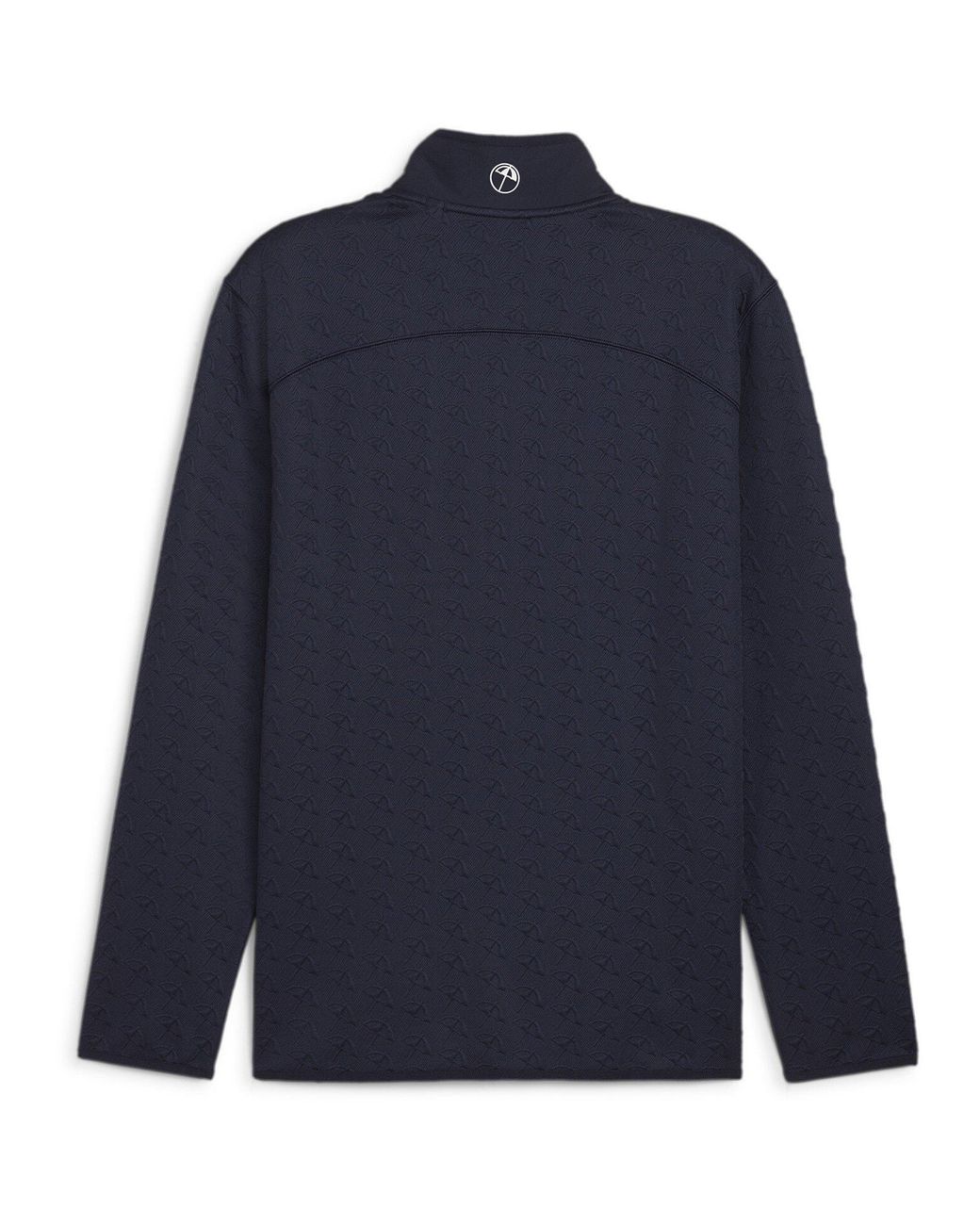 PUMA Blue Jac 1/4 Zip Long Sleeve Performance Polo Shirt for men