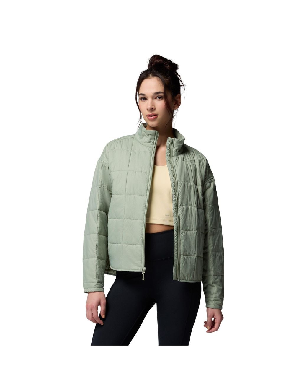 Columbia Green Quilted Jacket