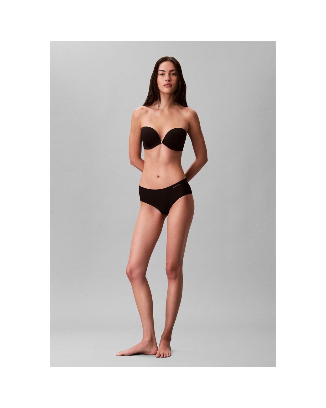 Calvin Klein Blue Non Wired Strapless Bra