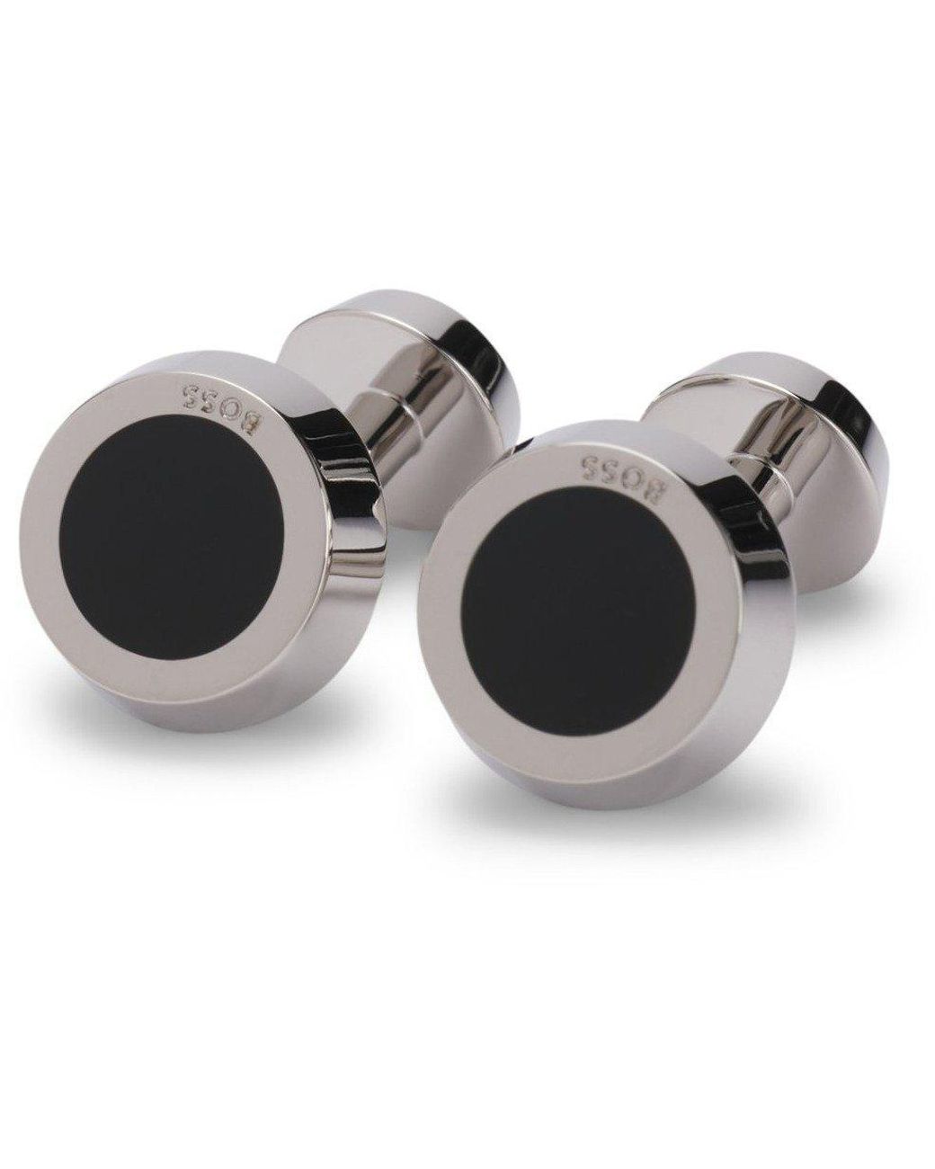 Boss Black Simony Polished-Tone Cufflinks for men