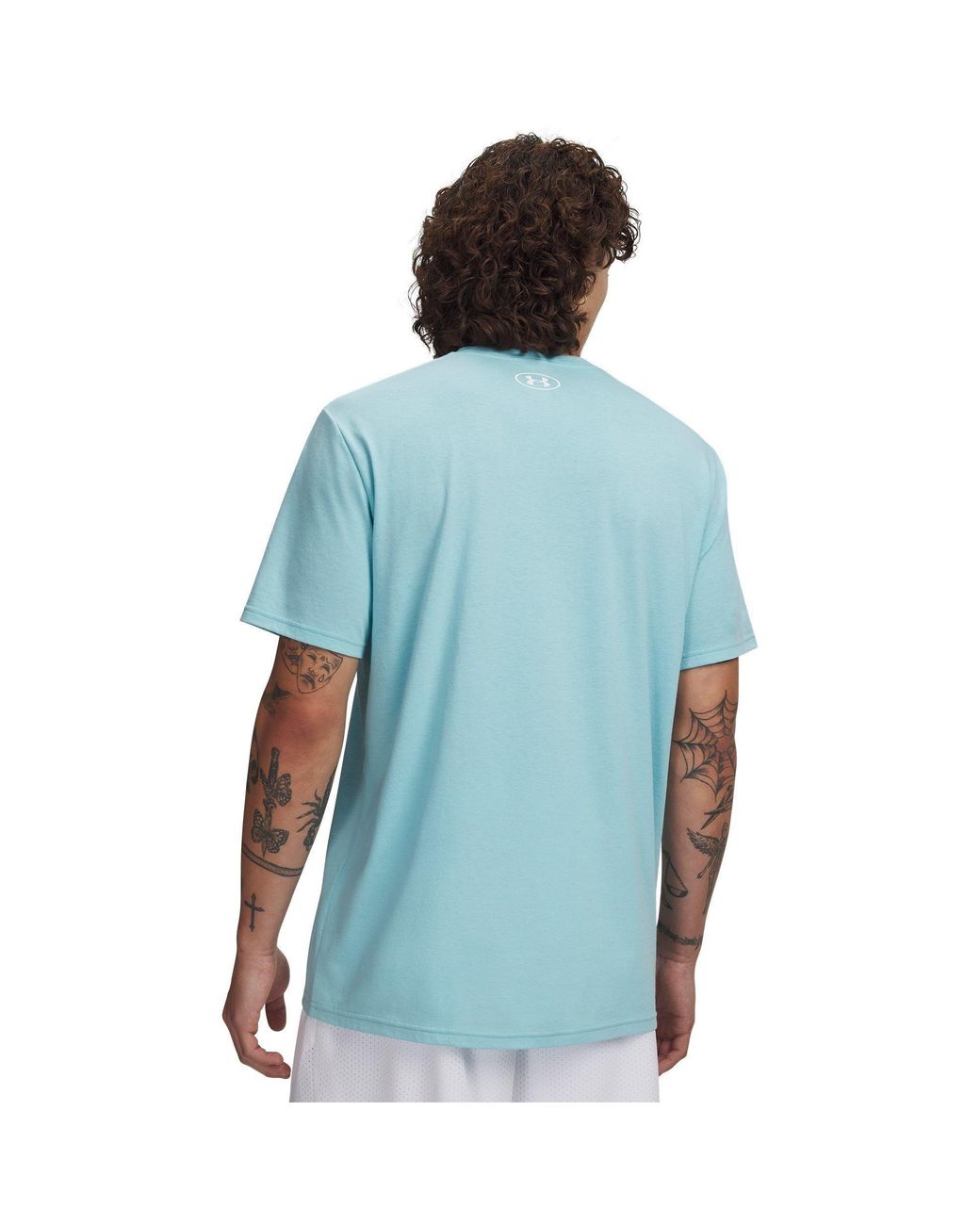 Under Armour Blue Logo T-Shirt for men