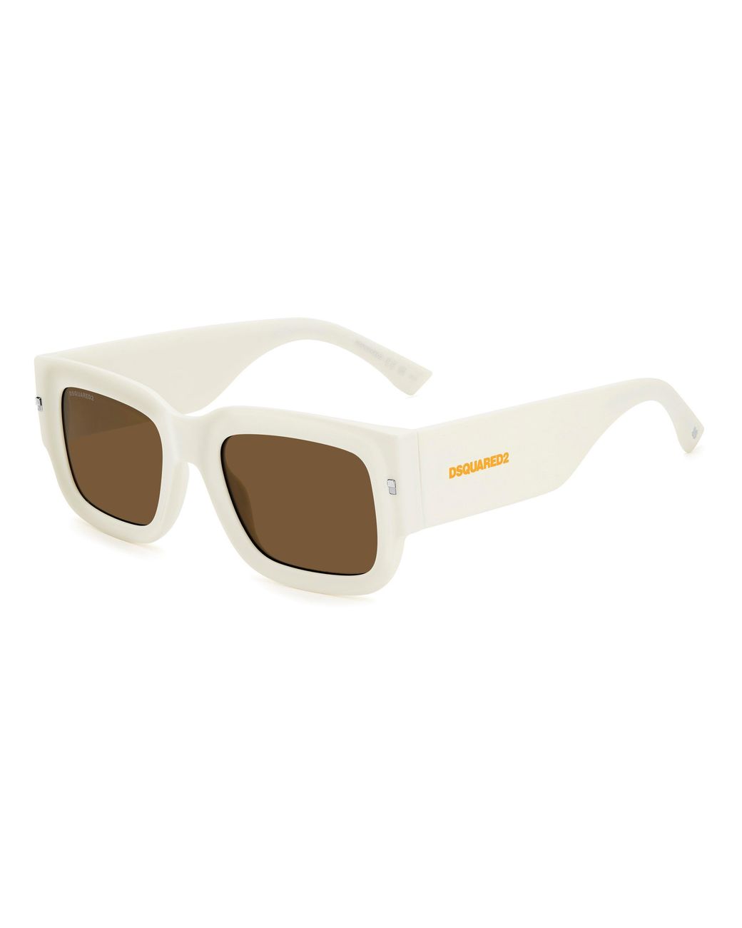 DSquared² White Round Sunglasses for men