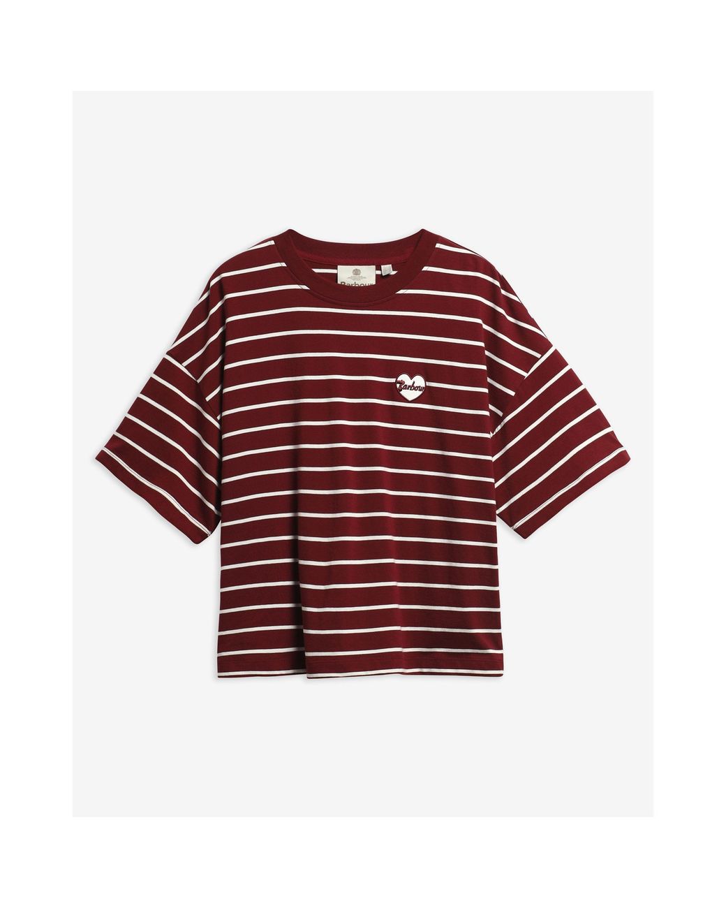 Barbour Red Ambleside Timeless Classics Cotton Long-Sleeve T-Shirt