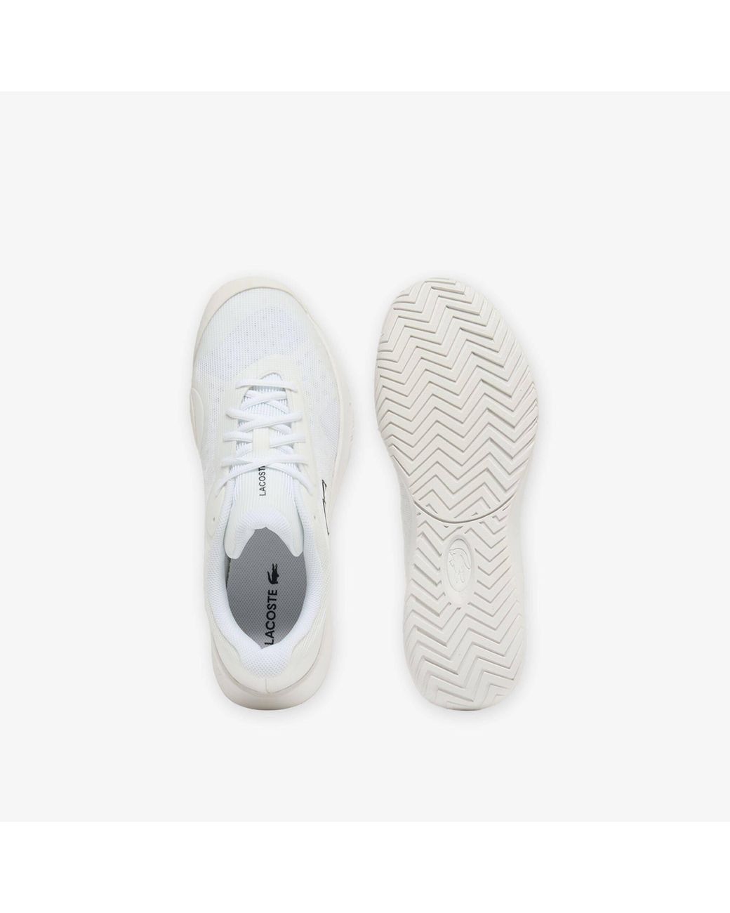 Lacoste White Tennis Base Sn64 Shoes for men
