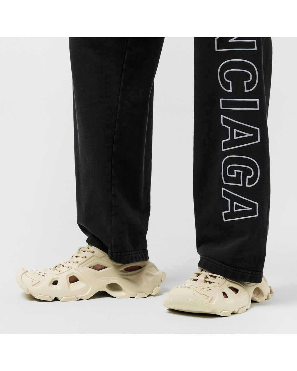 Balenciaga Natural Hd Rubber Low Top Sneakers for men