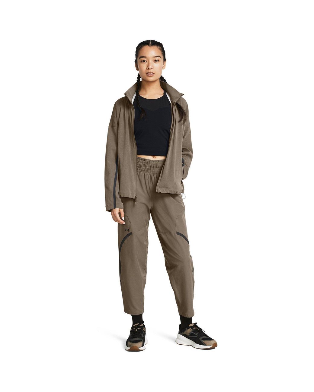 Under Armour Green Vented Unstoppable Tracksuit Top