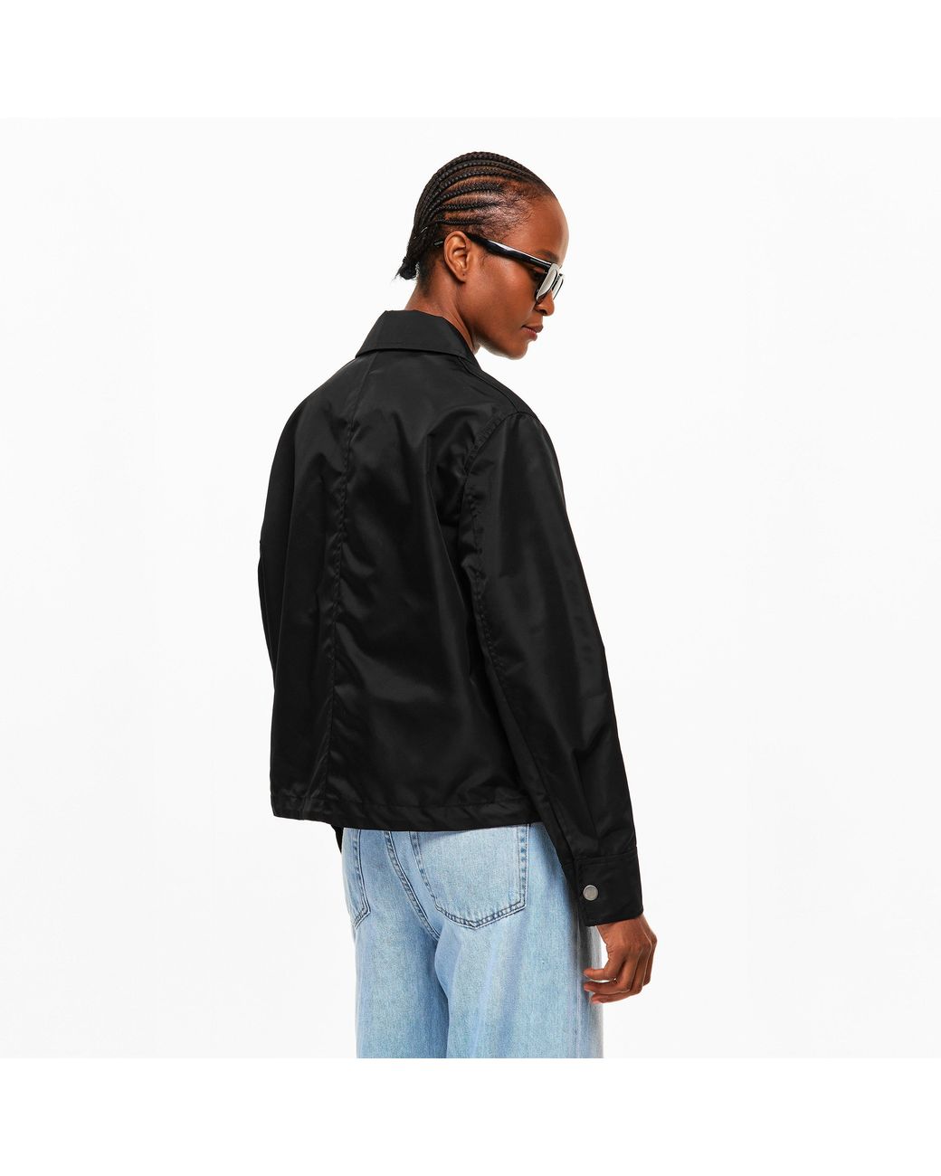 AMI Black Coach Overshirt