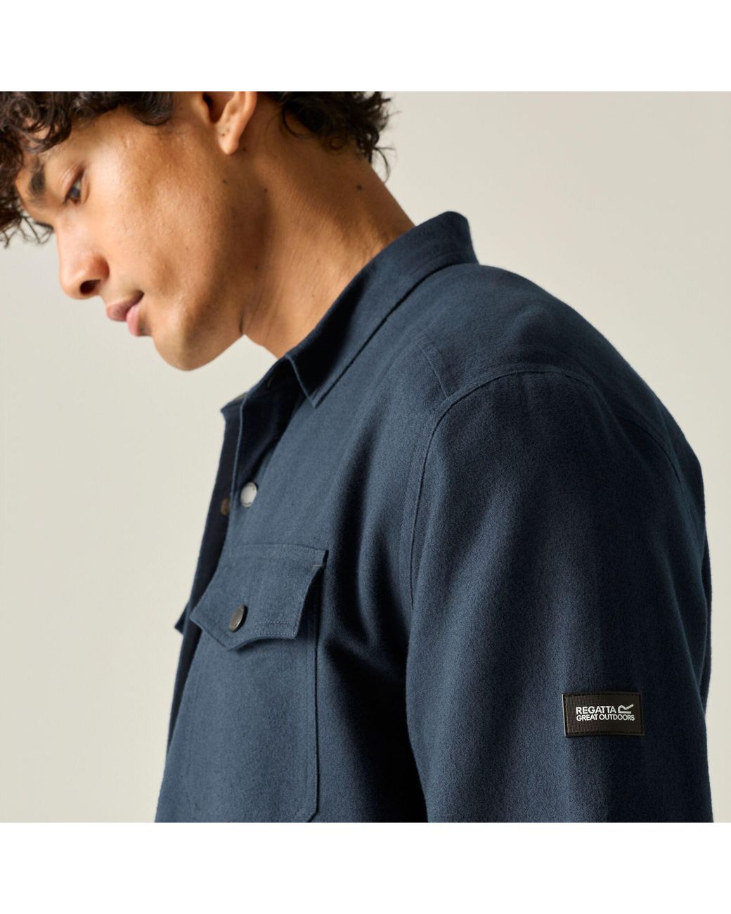 Regatta Blue Spennith Shacket for men