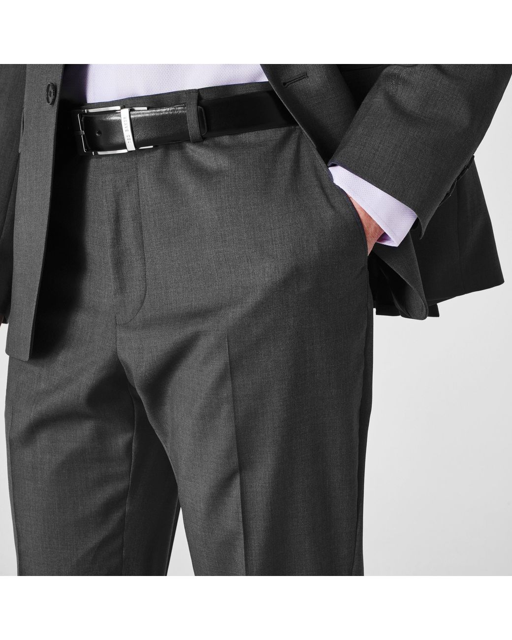 Ted Baker Gray Irvine Trousers for men