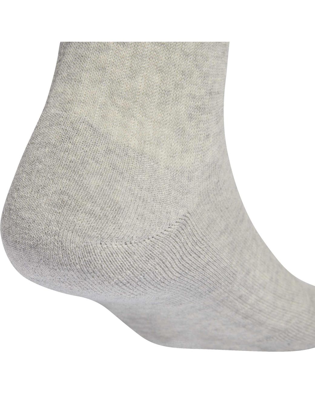 Adidas Gray 3-Pack Crew Socks Adults