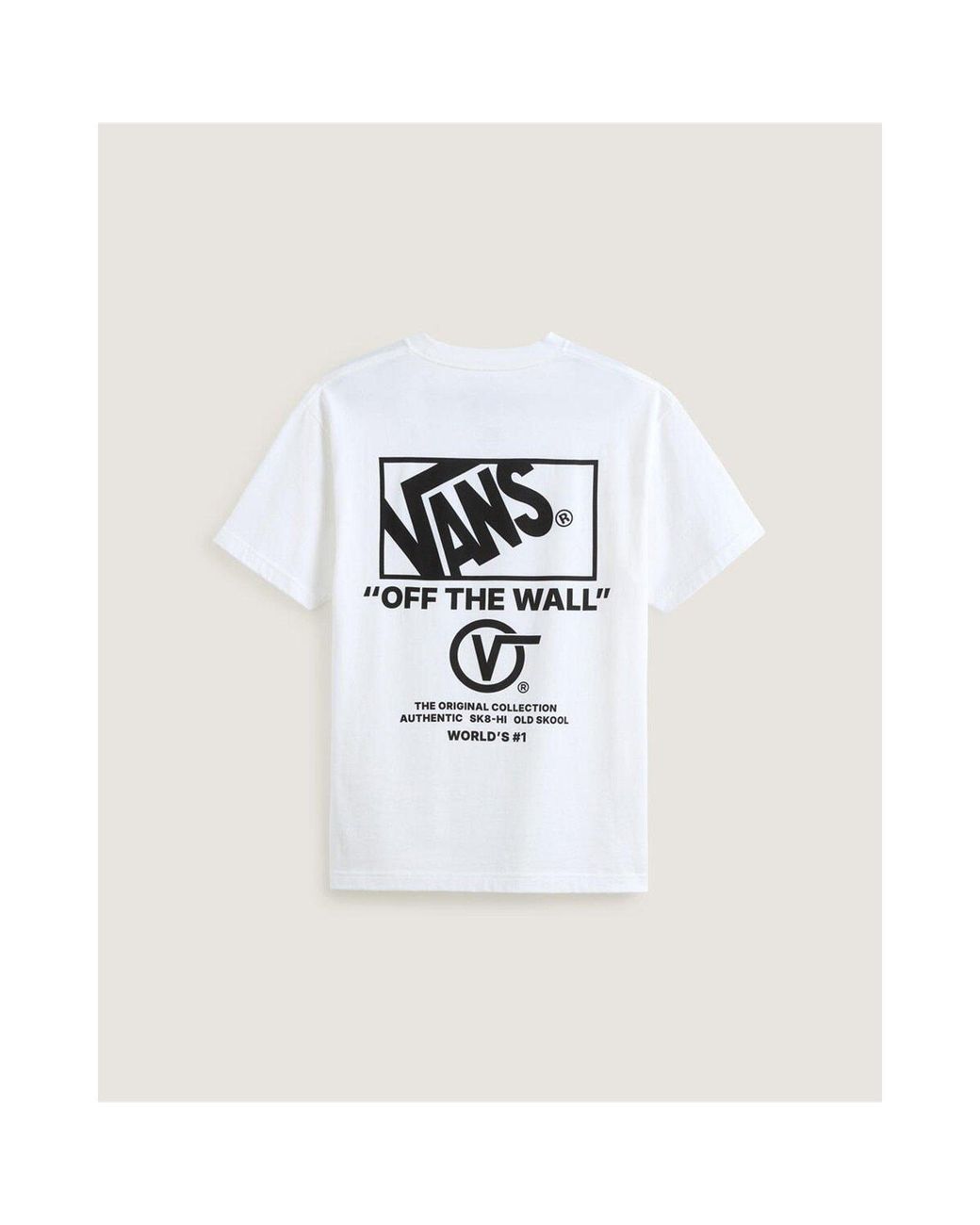 Vans White Stockpile Ss Tee for men