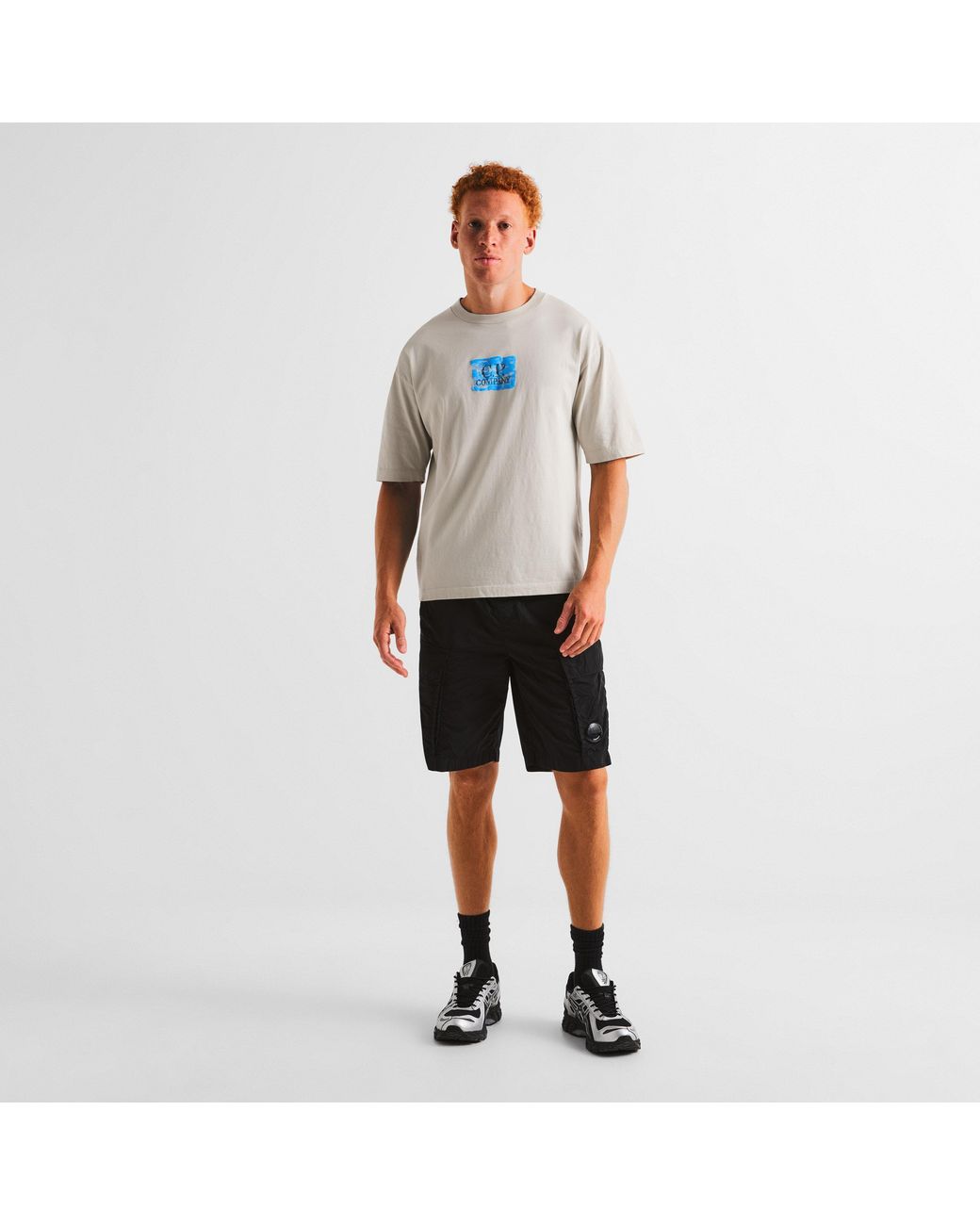 C P Company Gray T-Shirt for men
