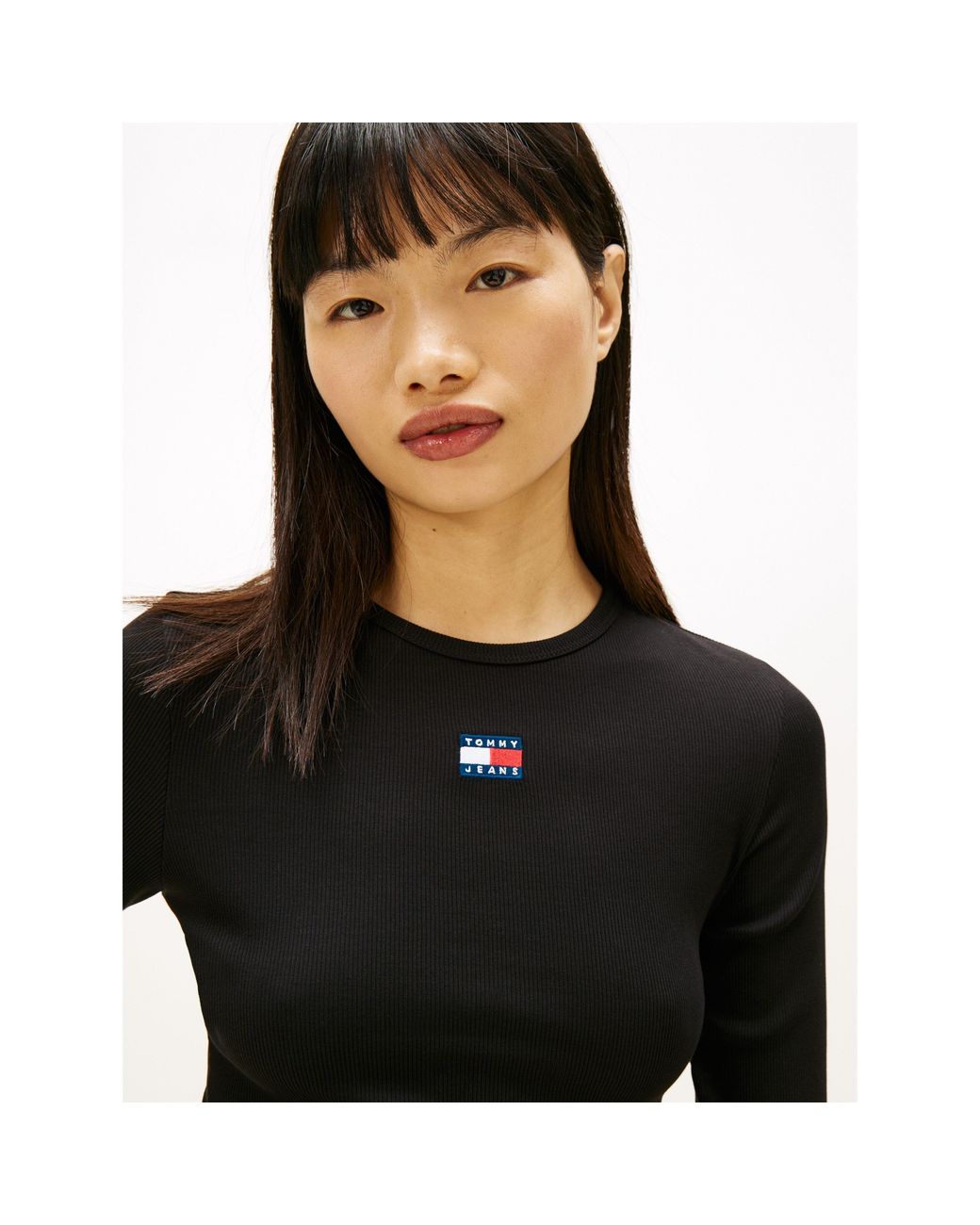 Tommy Hilfiger Black Badge Cotton Long-Sleeve Slim-Fit T-Shirt