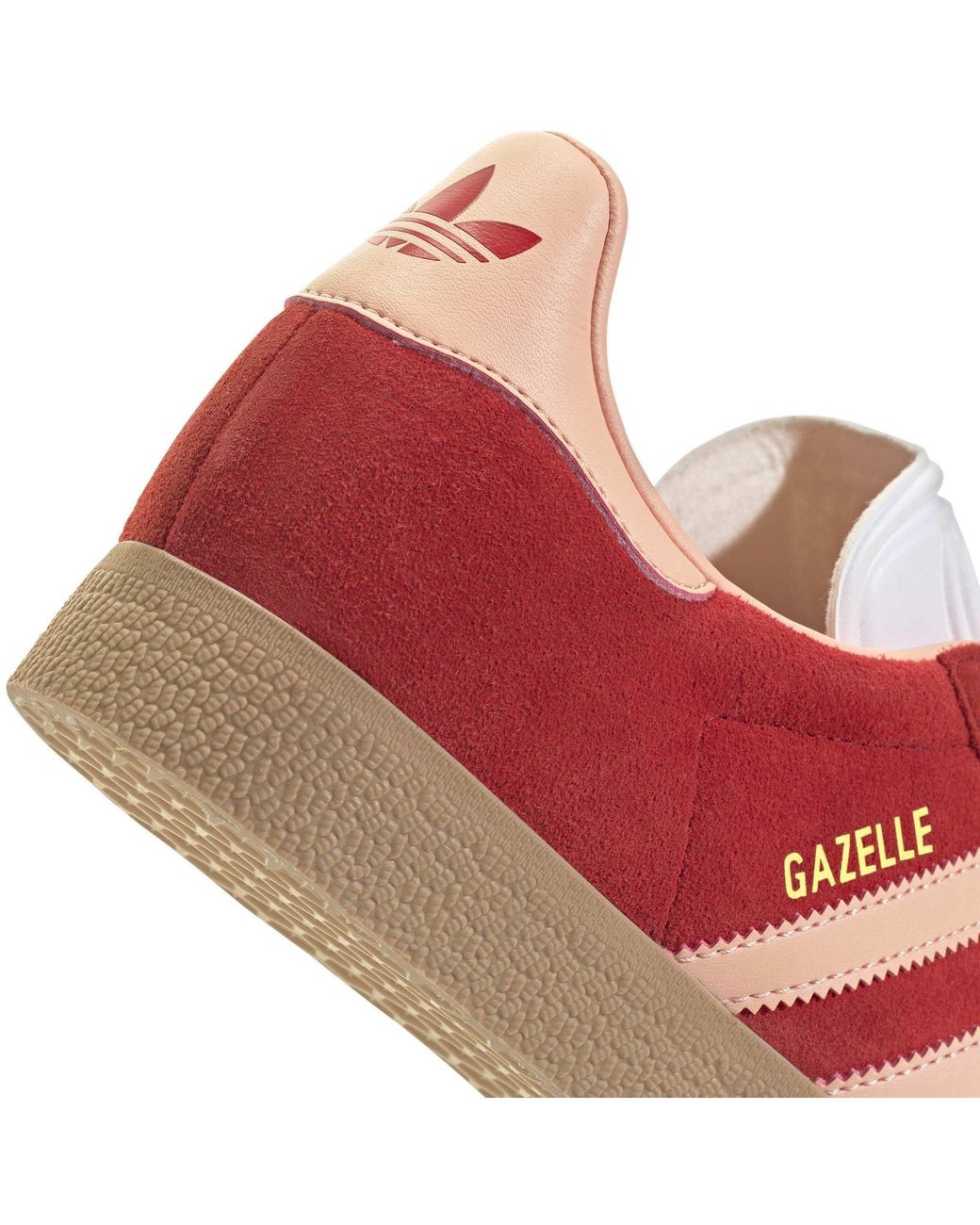 Adidas Red Suede Lowtop Sneakers