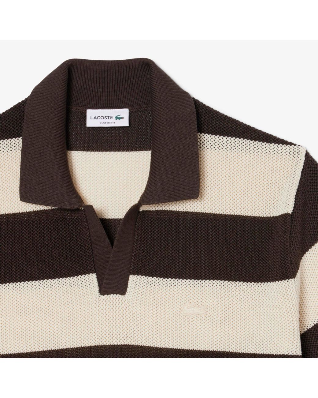 Lacoste Black Knitted Top for men