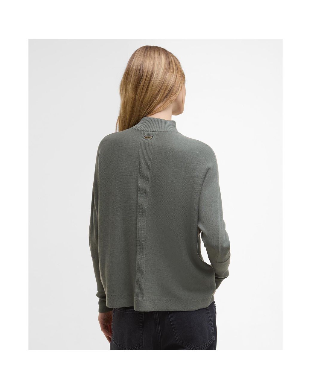 Barbour Gray Lola Knit Jumper