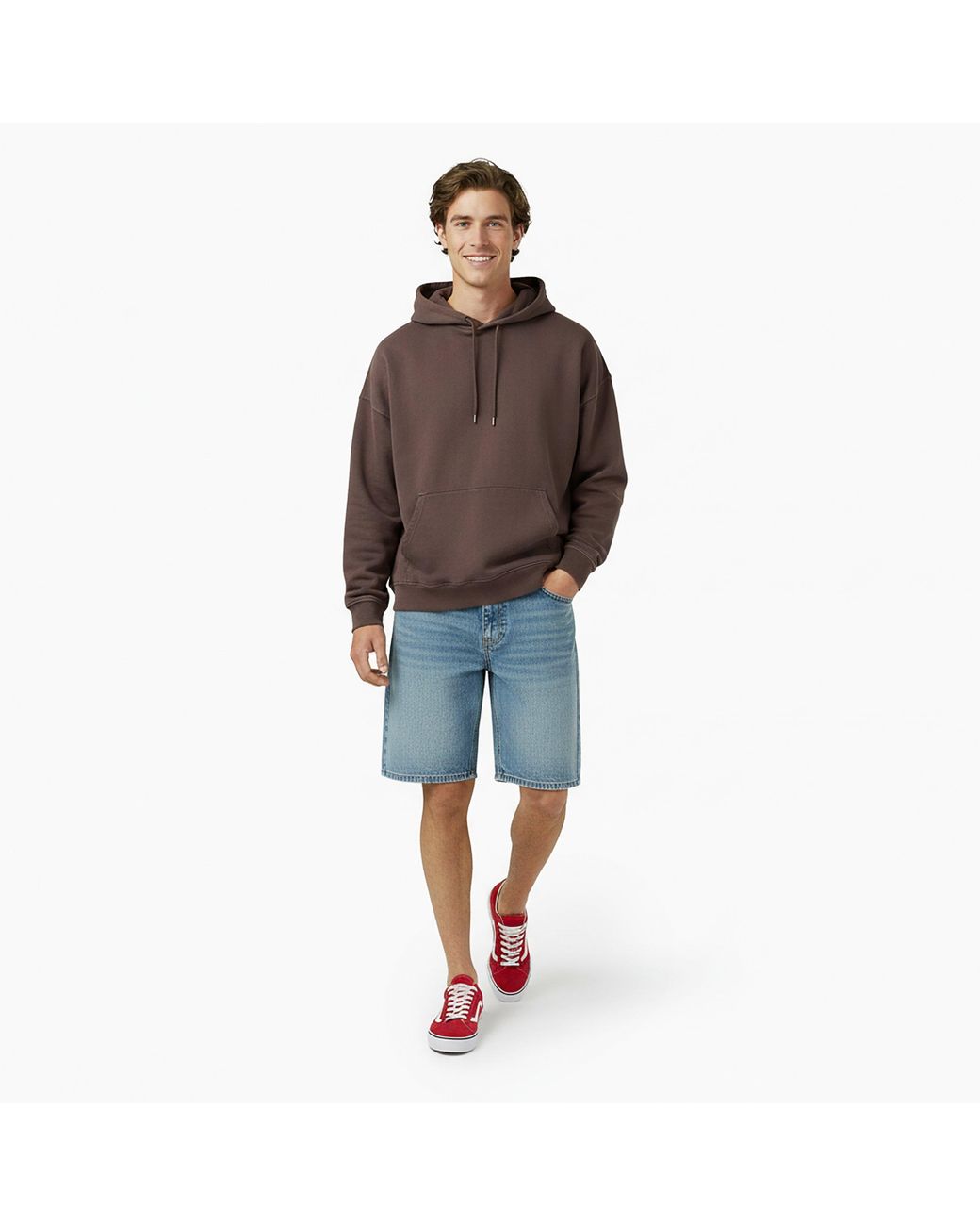 Vans Red Old Skool Canvas Low Top for men