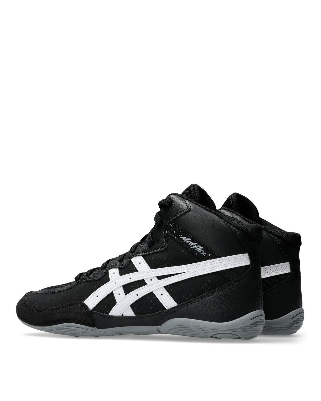 Asics Black Matflex Mid Cut Boxing Boot for men