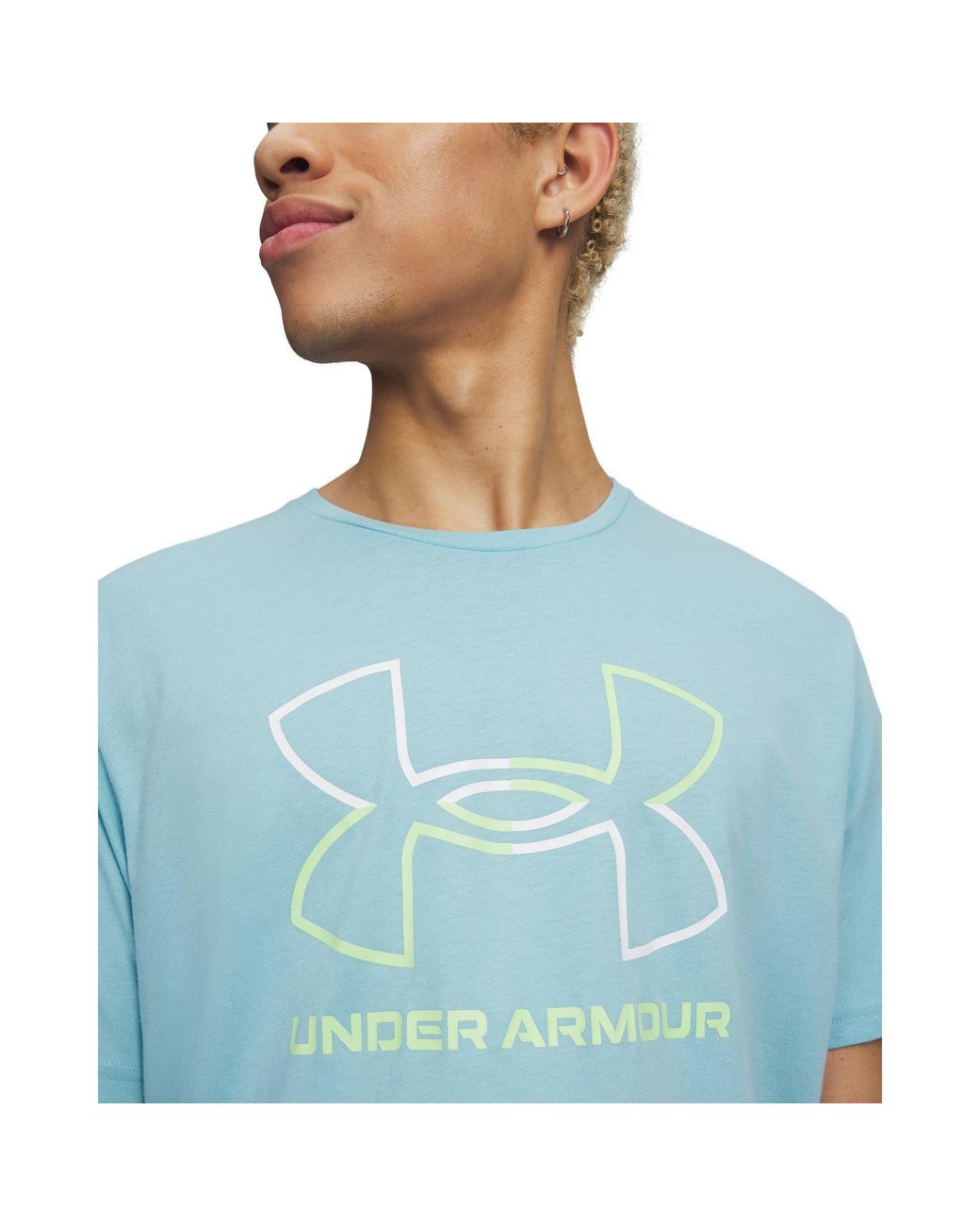 Under Armour Blue Foundation Short Sleeve for men
