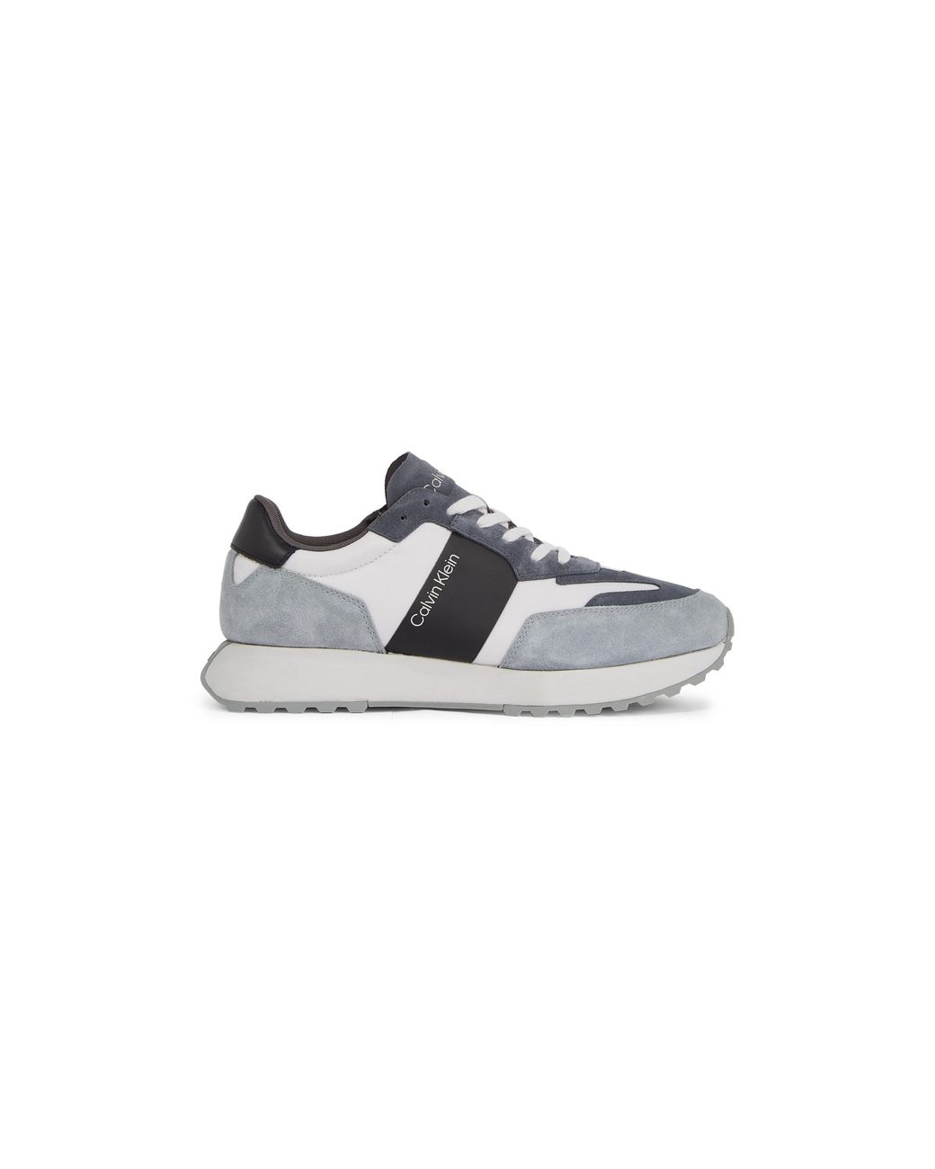Calvin Klein Gray Suede Trainers for men