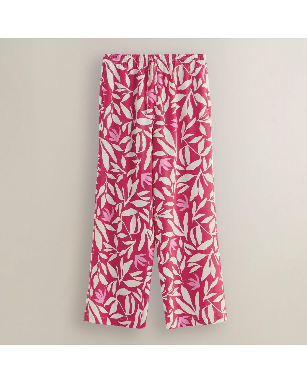 Regatta Pink Talamanca Linen Relaxed-Fit Trousers