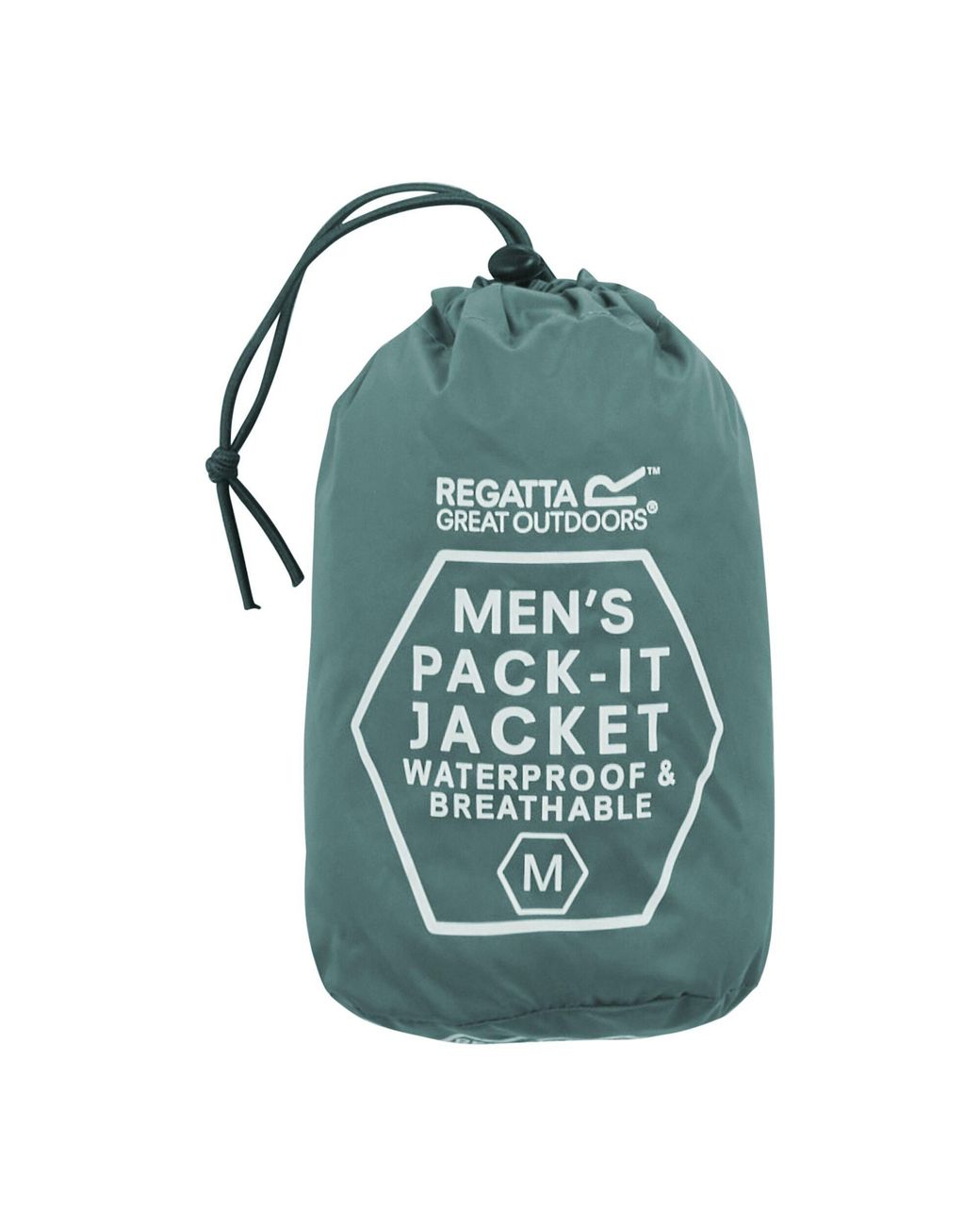 Regatta Green Pack-It Iii Waterproof Jacket for men