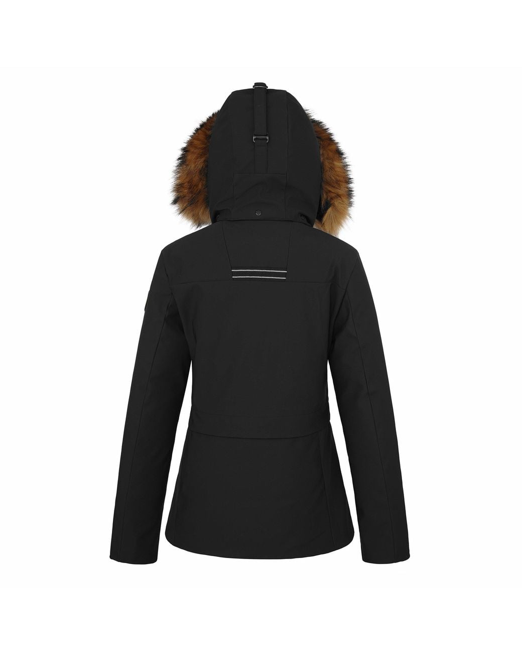 ARCTIC ARMY Black Hooded Long Sleeve Weather Resistant Parka
