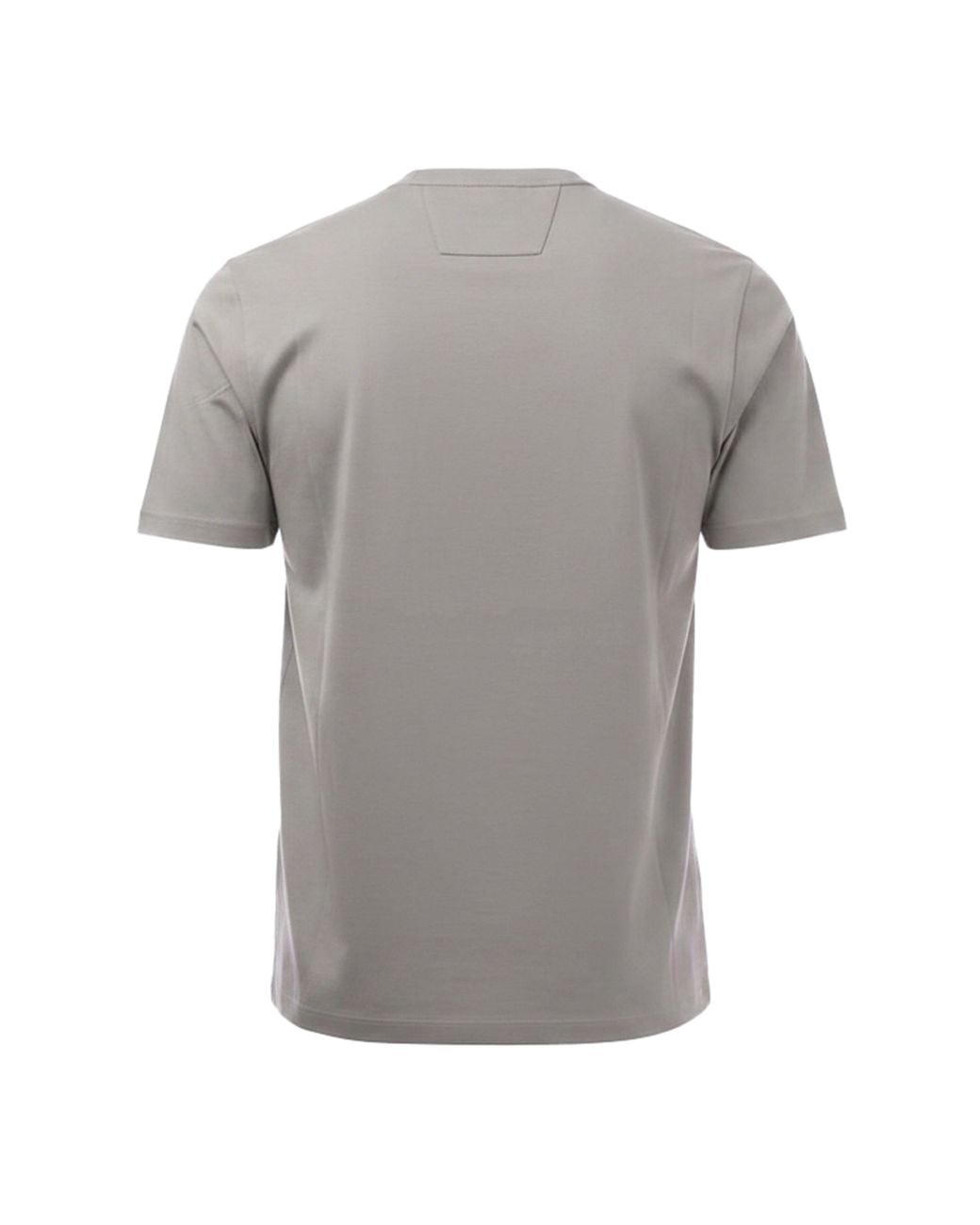 C P Company Gray Metropolis Series Printed Logo T-Shirt for men