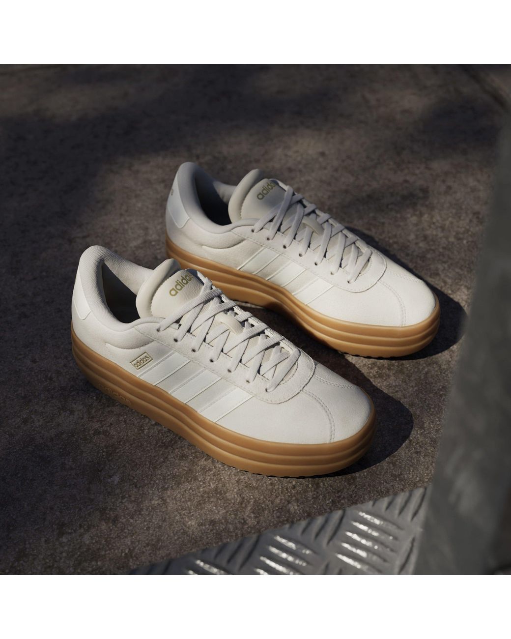 Adidas White Vl Court Bold Trainers