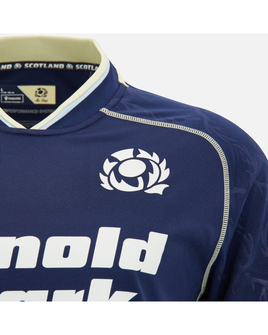 MACRON Blue Scotland Rugby Home 2026 Shirt Adults for men