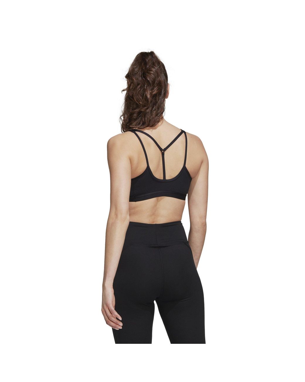 Adidas Black Coreessentials Medium-Support Bra