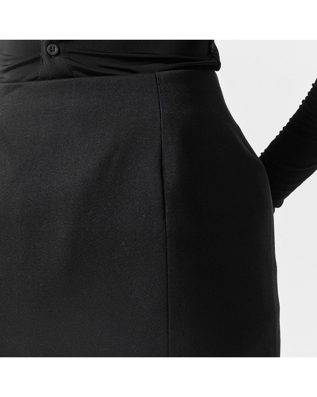 Balenciaga Black Hourglass Mini Skirt