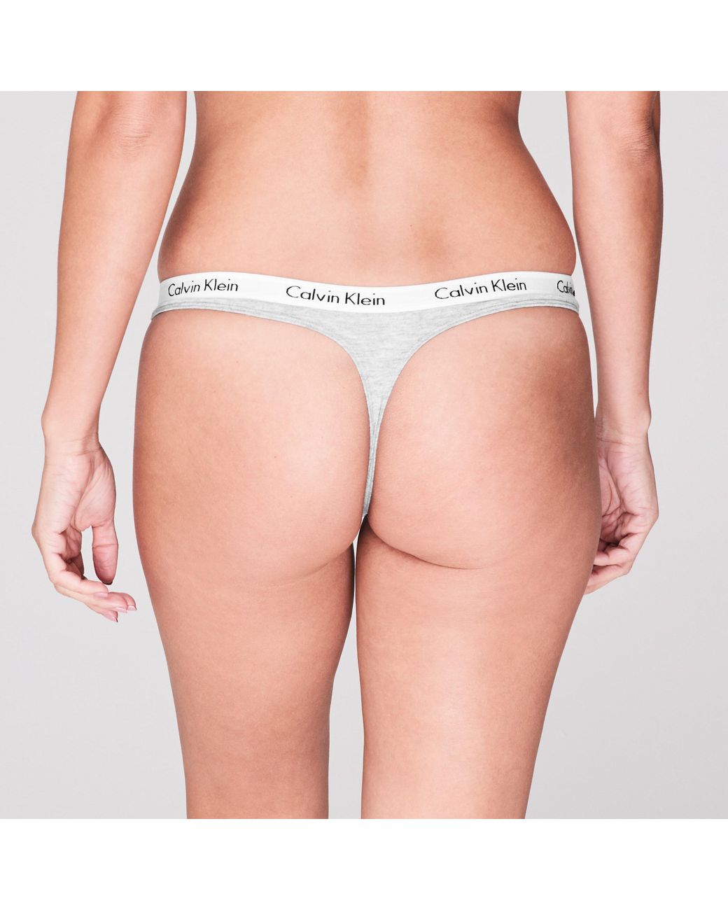 Calvin Klein White Carousel Thong