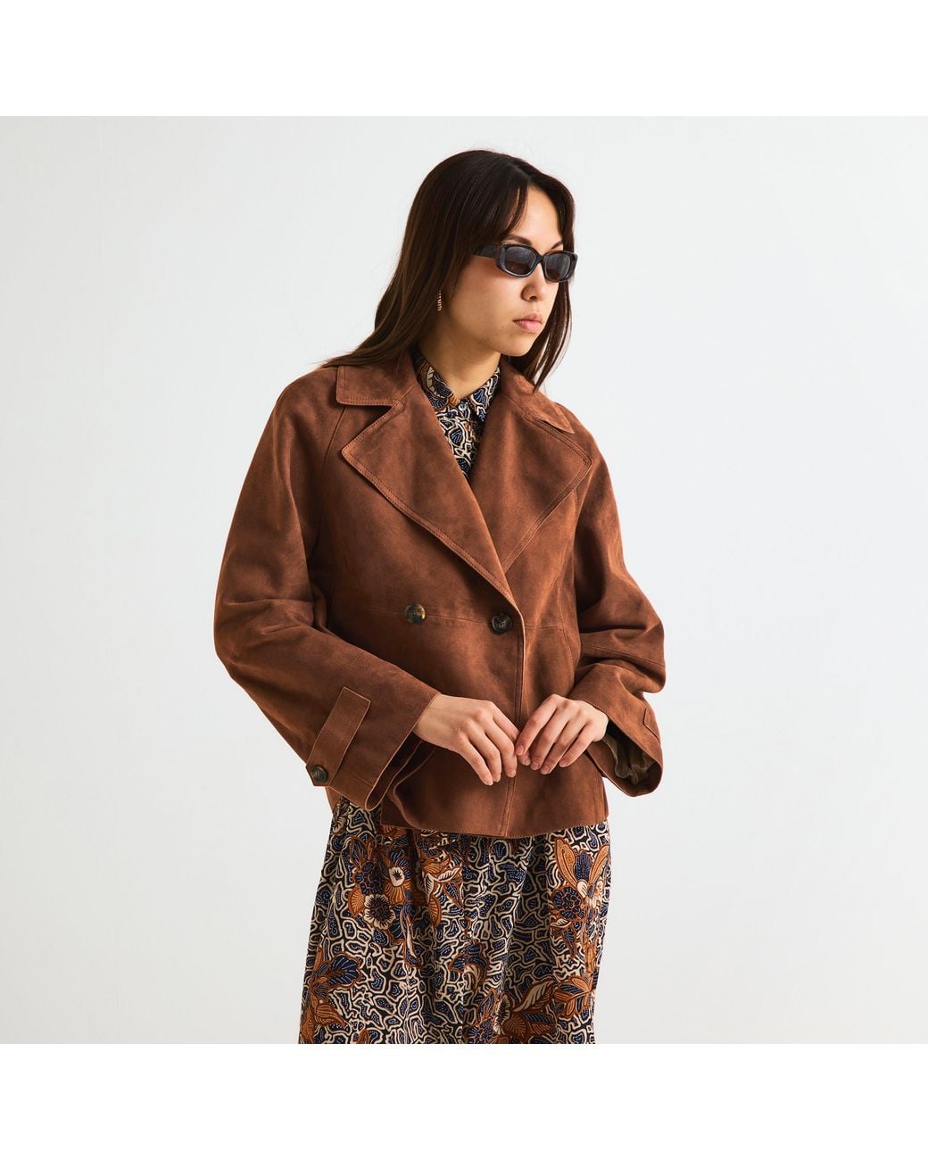 Weekend by Maxmara Brown Leather Jacket