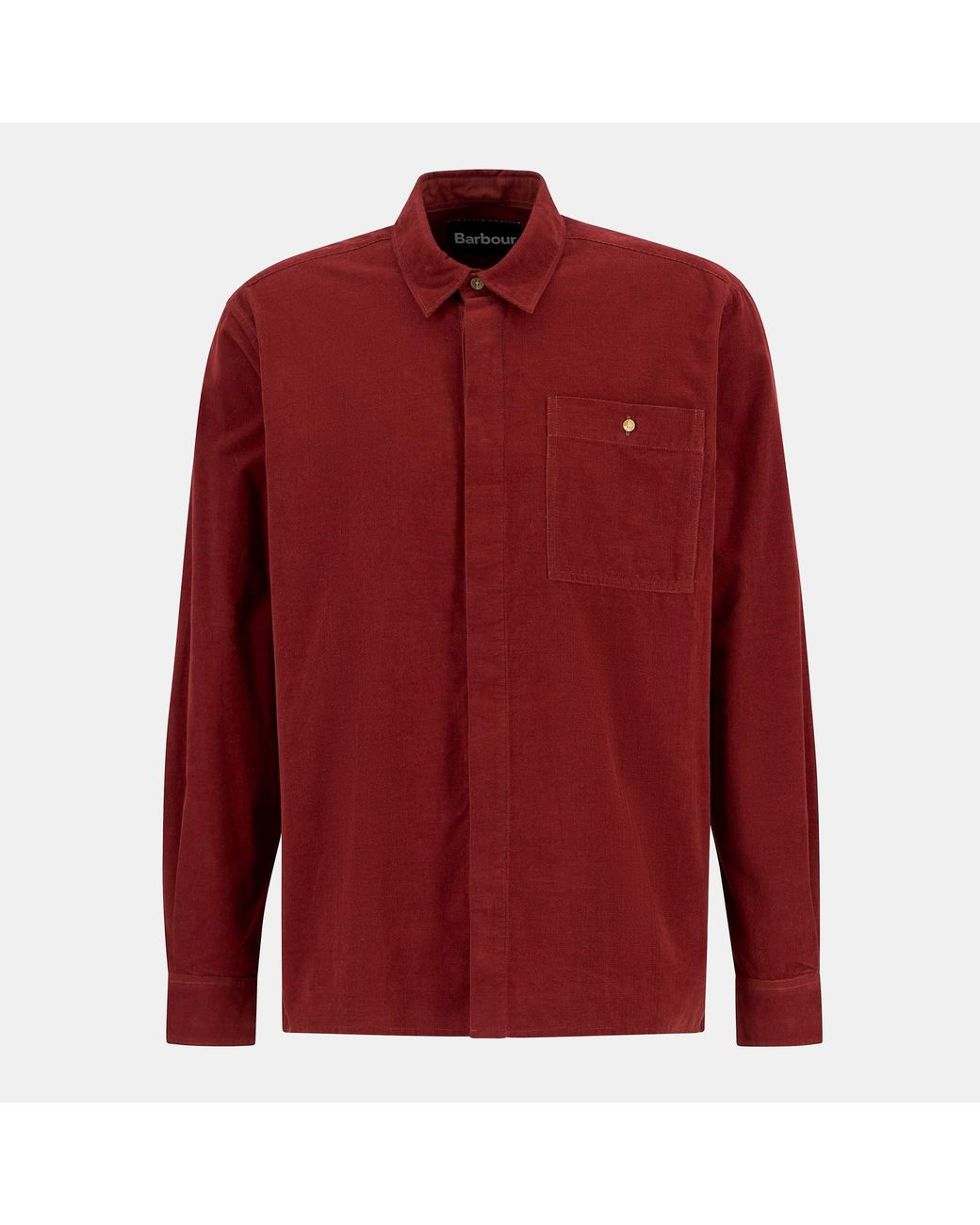 Barbour Red Haltcliff Shirt for men