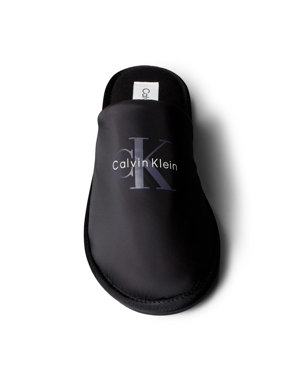 Calvin Klein Black Ck Mono Mule Slippers for men