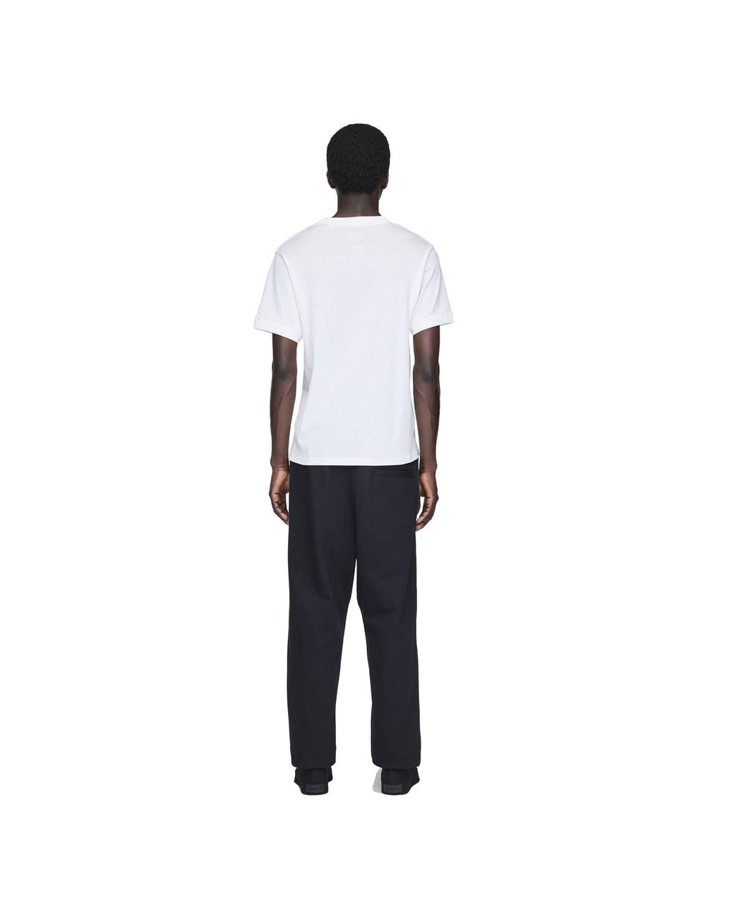 Y-3 White Slim Short Sleeve T-Shirt for men