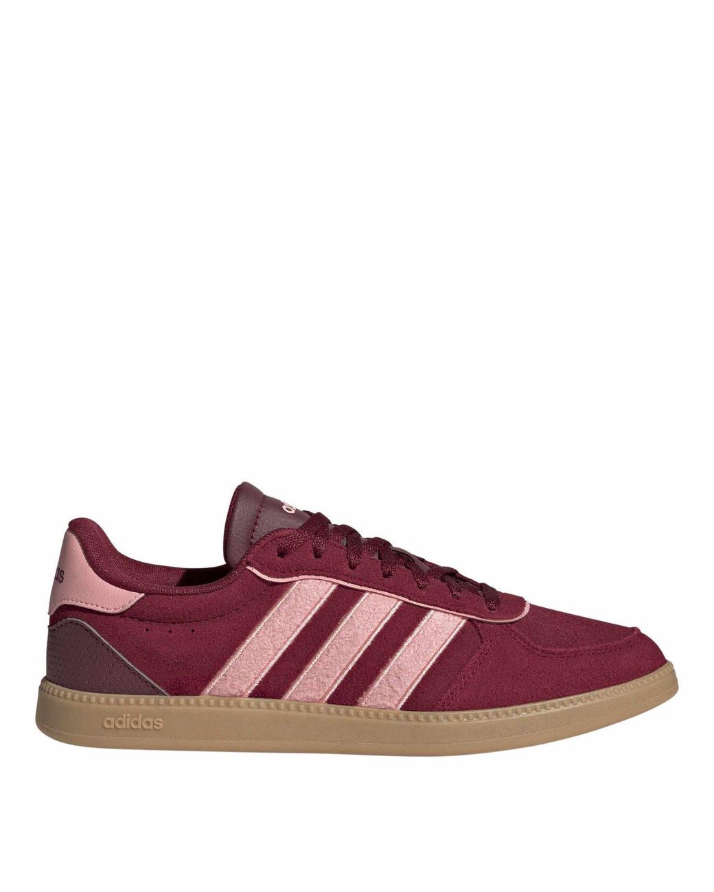 Adidas Red Breaknet Sleek Low-Top Trainers