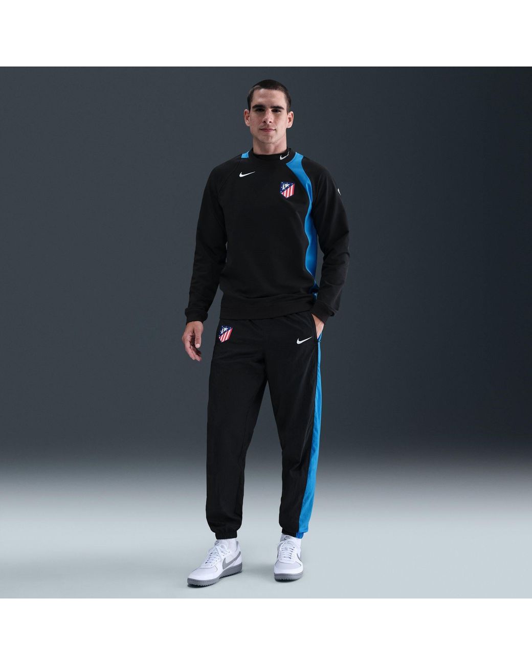 Nike Blue Atletico Madrid Third T90 Sweater 2025 Adults for men