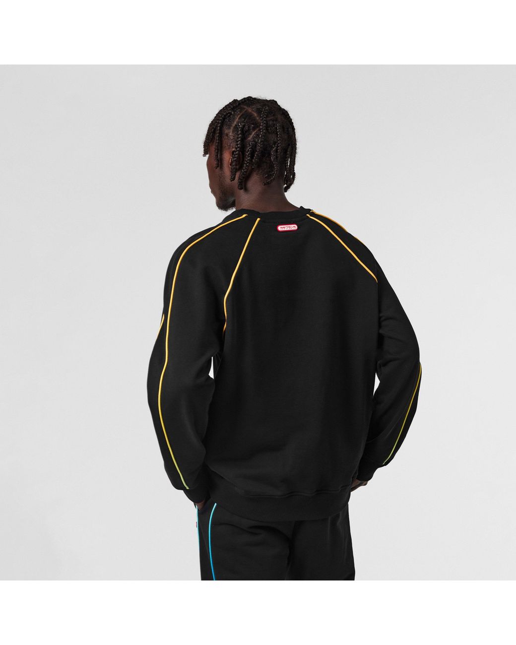 Casablanca Black Gradient Crew-Neck Relaxed Fit Sweatshirt for men