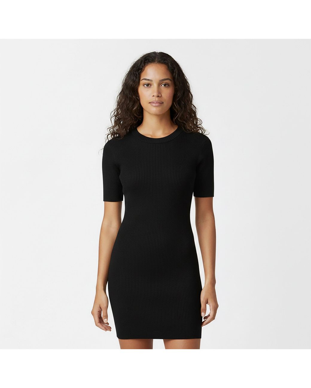 Jack Wills Black Travel Rib Dress
