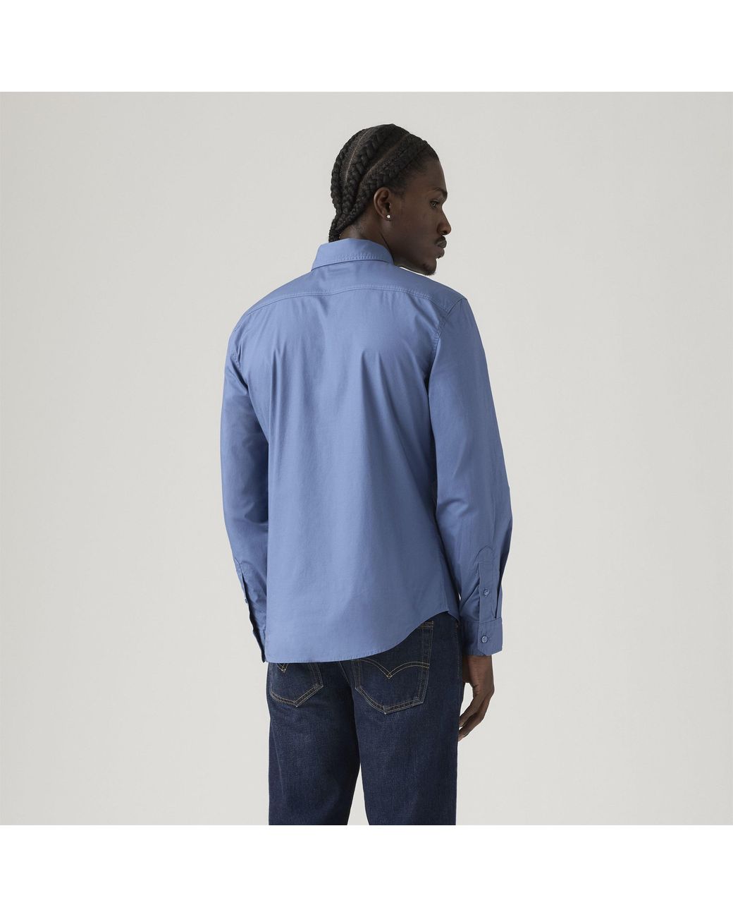 Levi's Blue Levi's Slm Fit Shirt for men