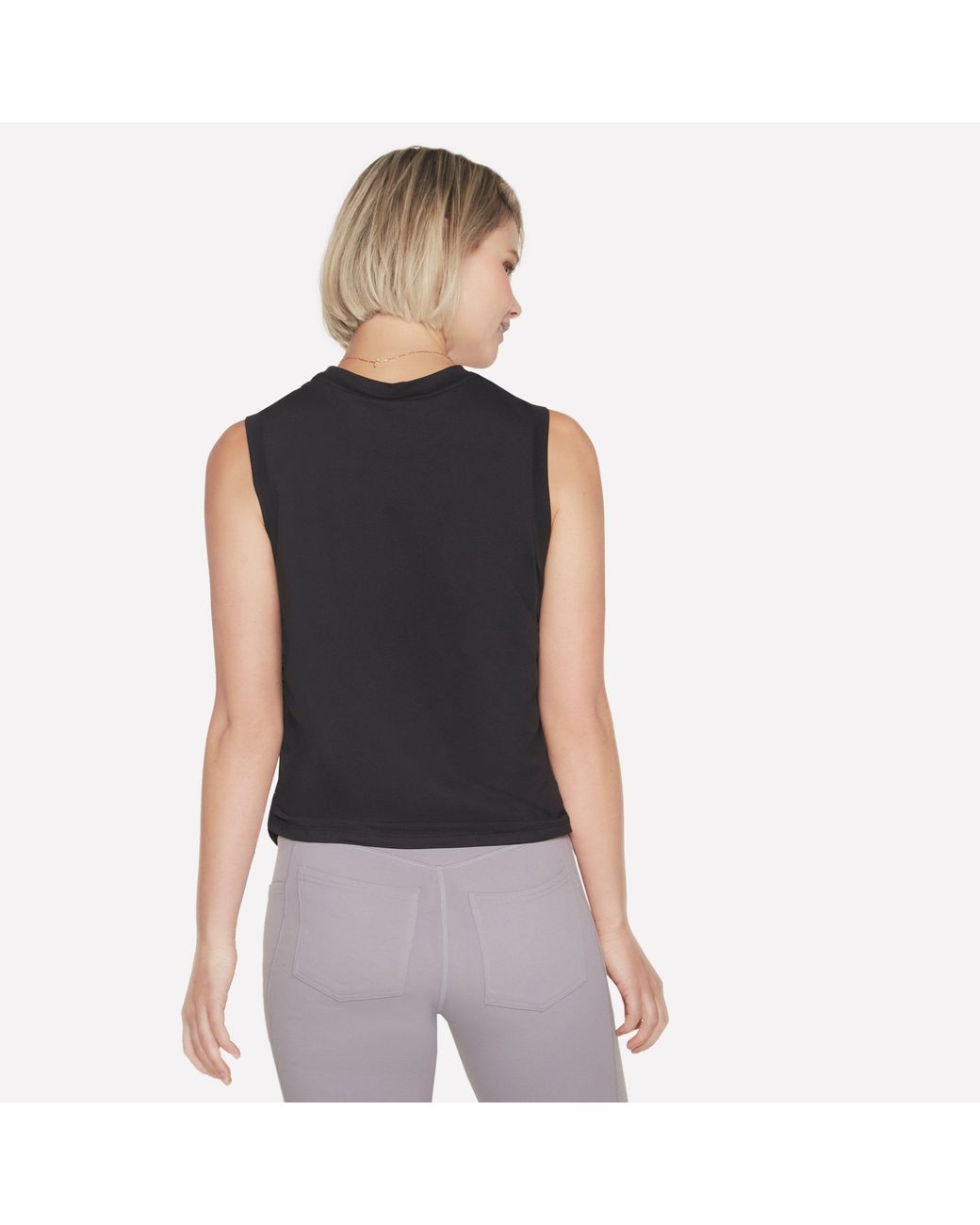 Skechers Black Godri Serene Tank Vest