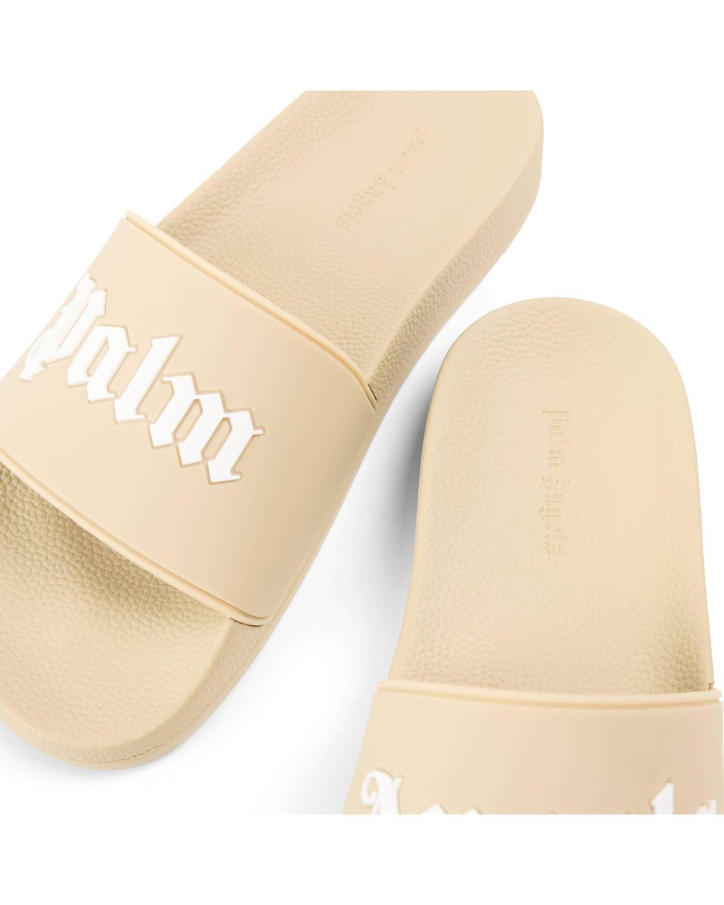 Palm Angels Natural Pool Sliders