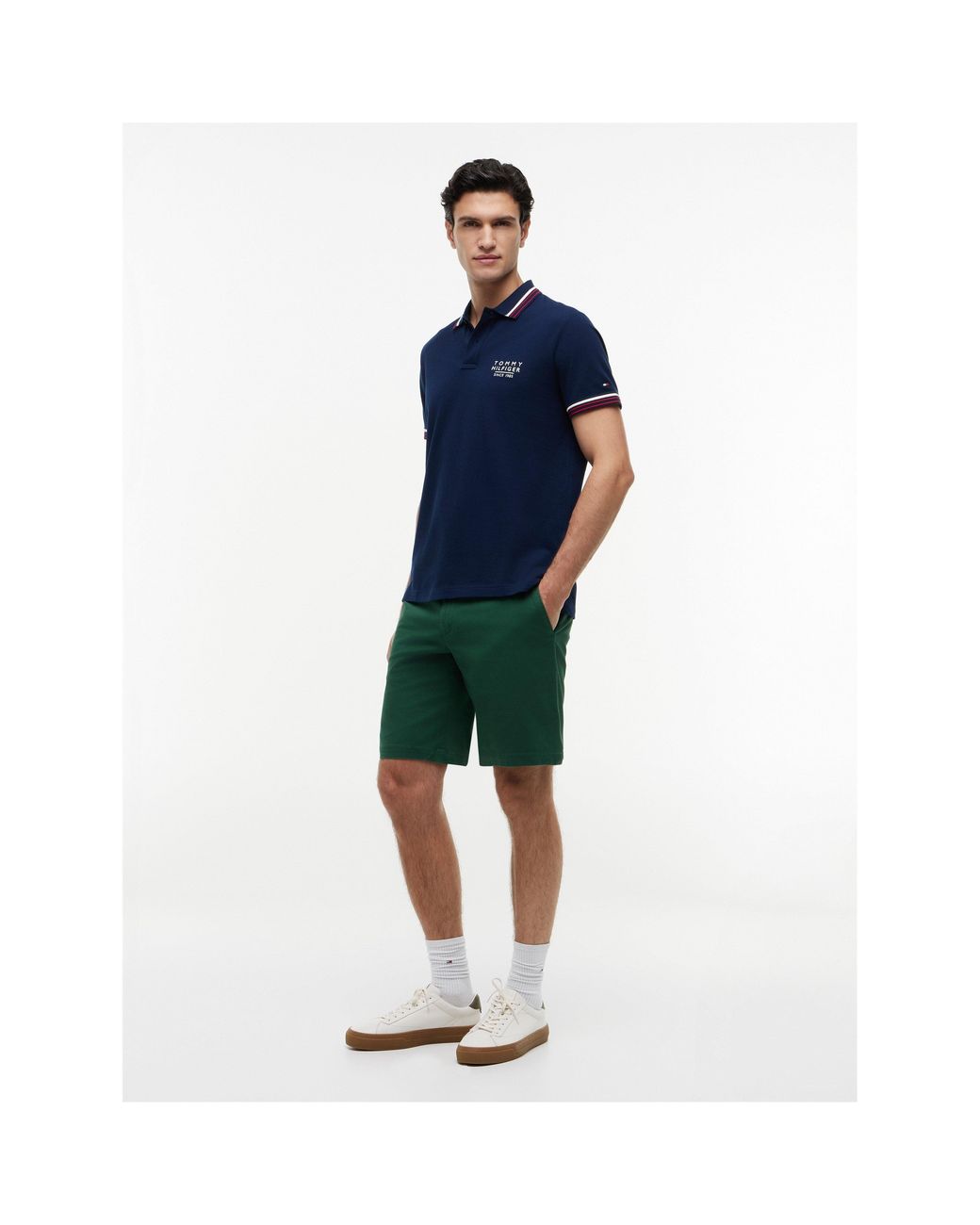 Tommy Hilfiger Blue Short Sleeve Polo Shirt for men
