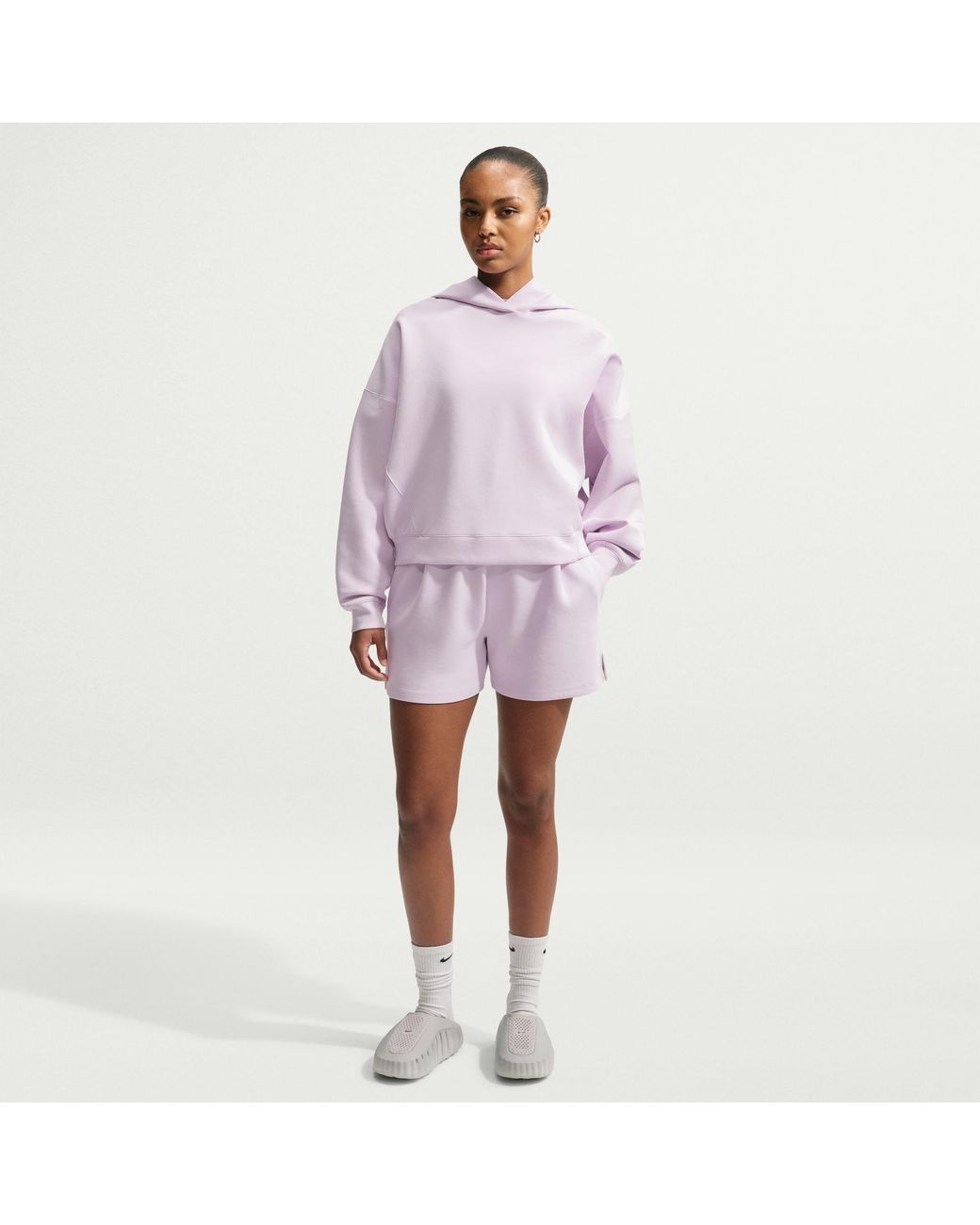 Nike Purple 24.7 Relaxed-Fit Tracksuit Shorts