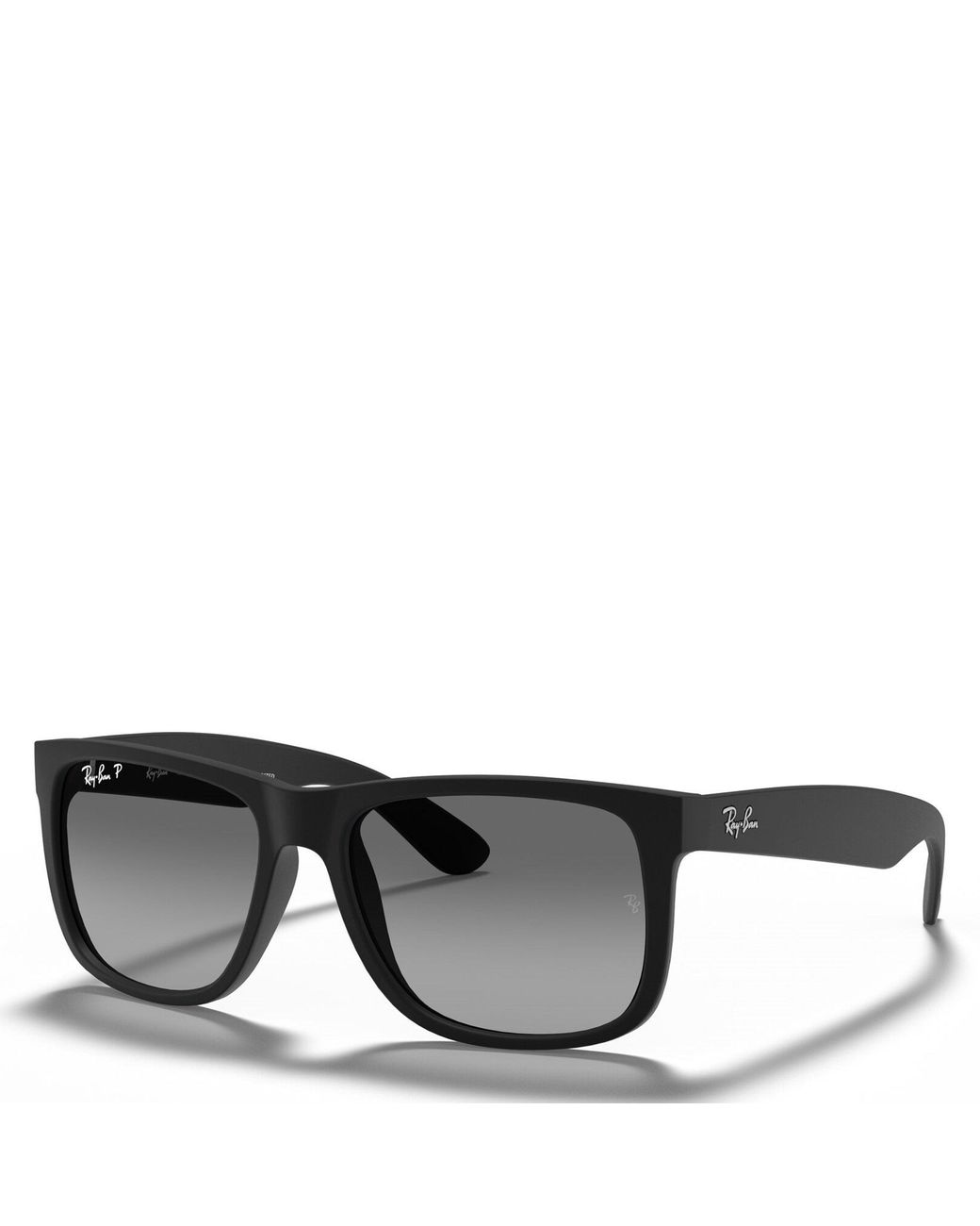 Ray-Ban Black Ray Ban Justin Square Sunglasses for men