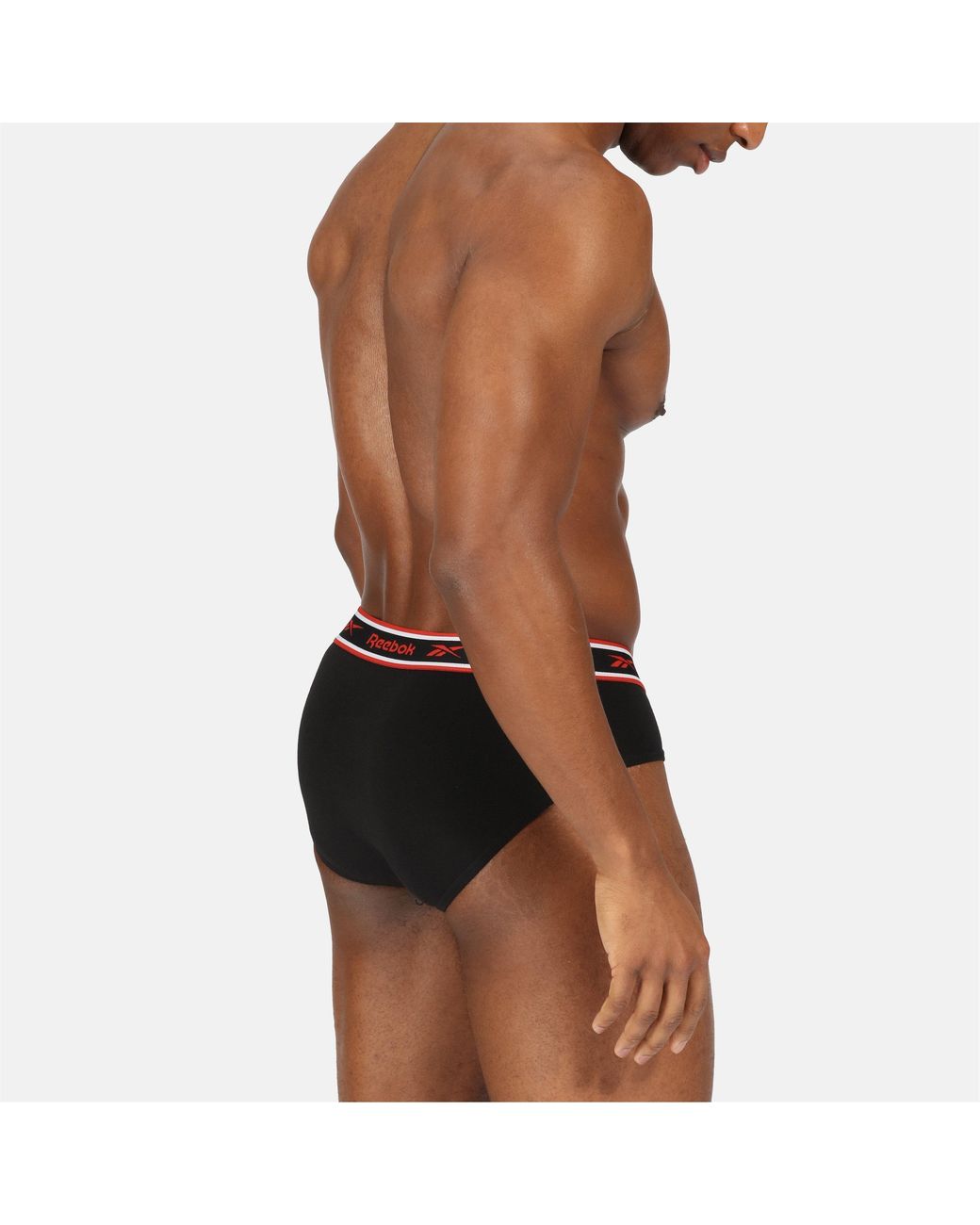 Reebok Red 3 Pack Cotton Briefs for men